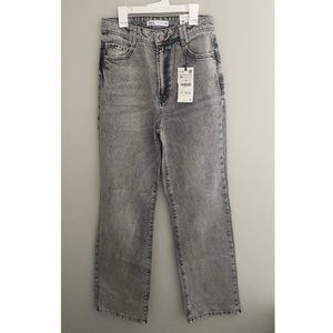 Zara Z1975 Straight Leg Full Length Jean Size 6